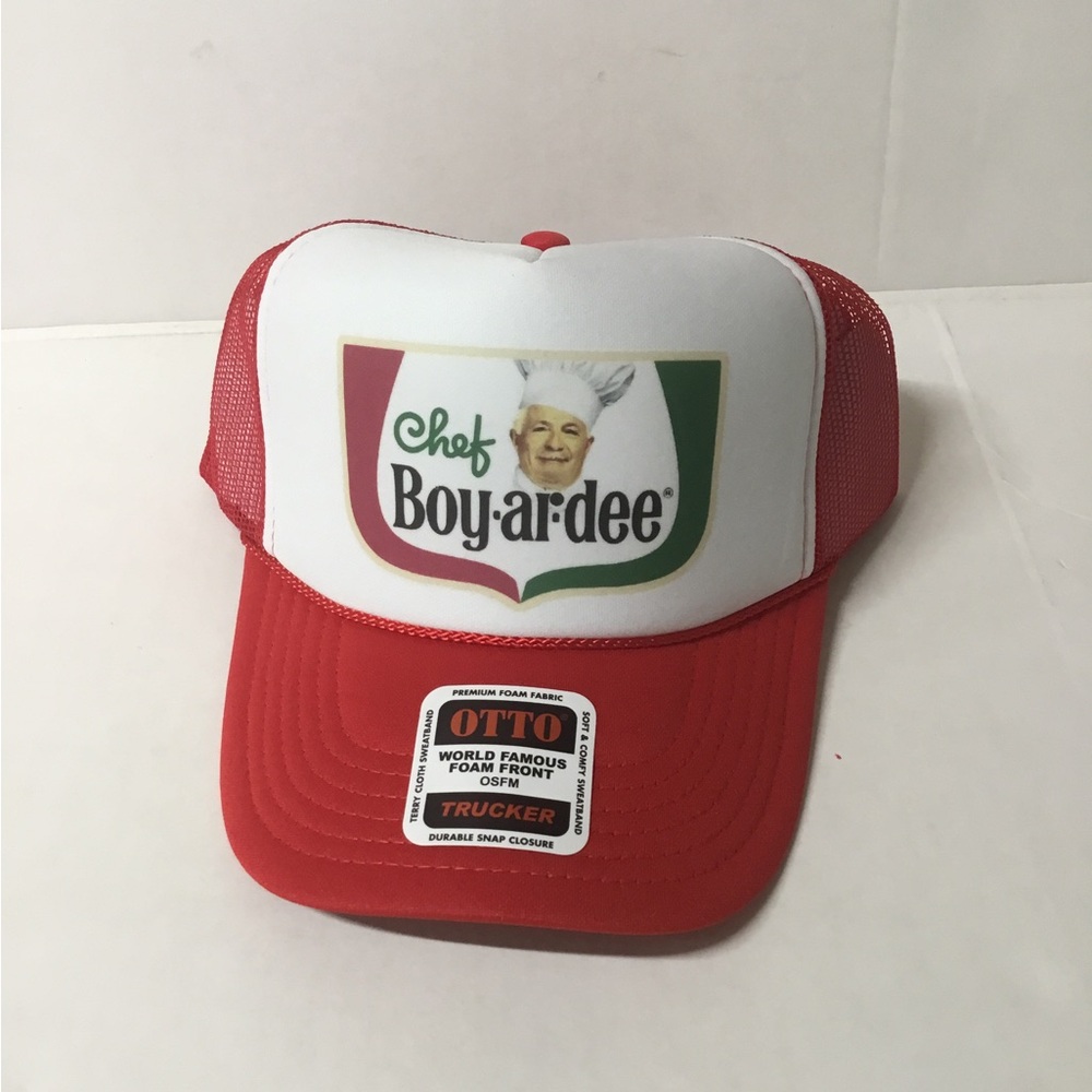 Chef Boyardee 1965 Logo Foam Trucker Mesh Snapback Hat - Picture 3 of 3